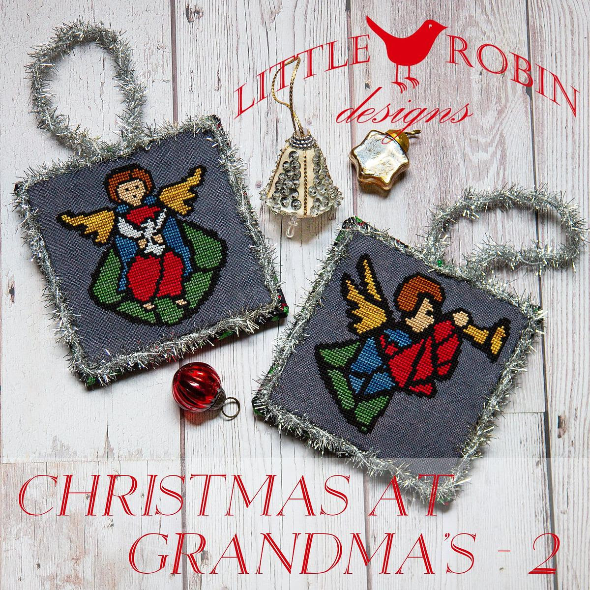 Christmas at Grandma's - 2 - Little Robin Designs - Cross Stitch Pattern, Needlecraft Patterns, The Crafty Grimalkin - A Cross Stitch Store