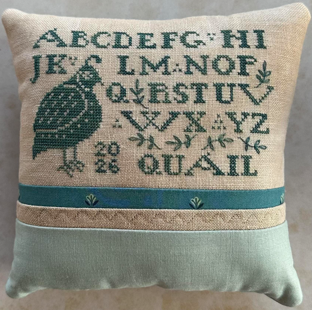Quail Sampler - Heart in Hand - Cross Stitch Pattern
