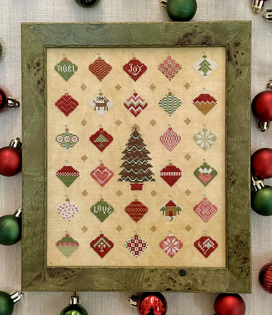 PREORDER Trimming the Tree - Kathy Barrick - Cross Stitch Pattern