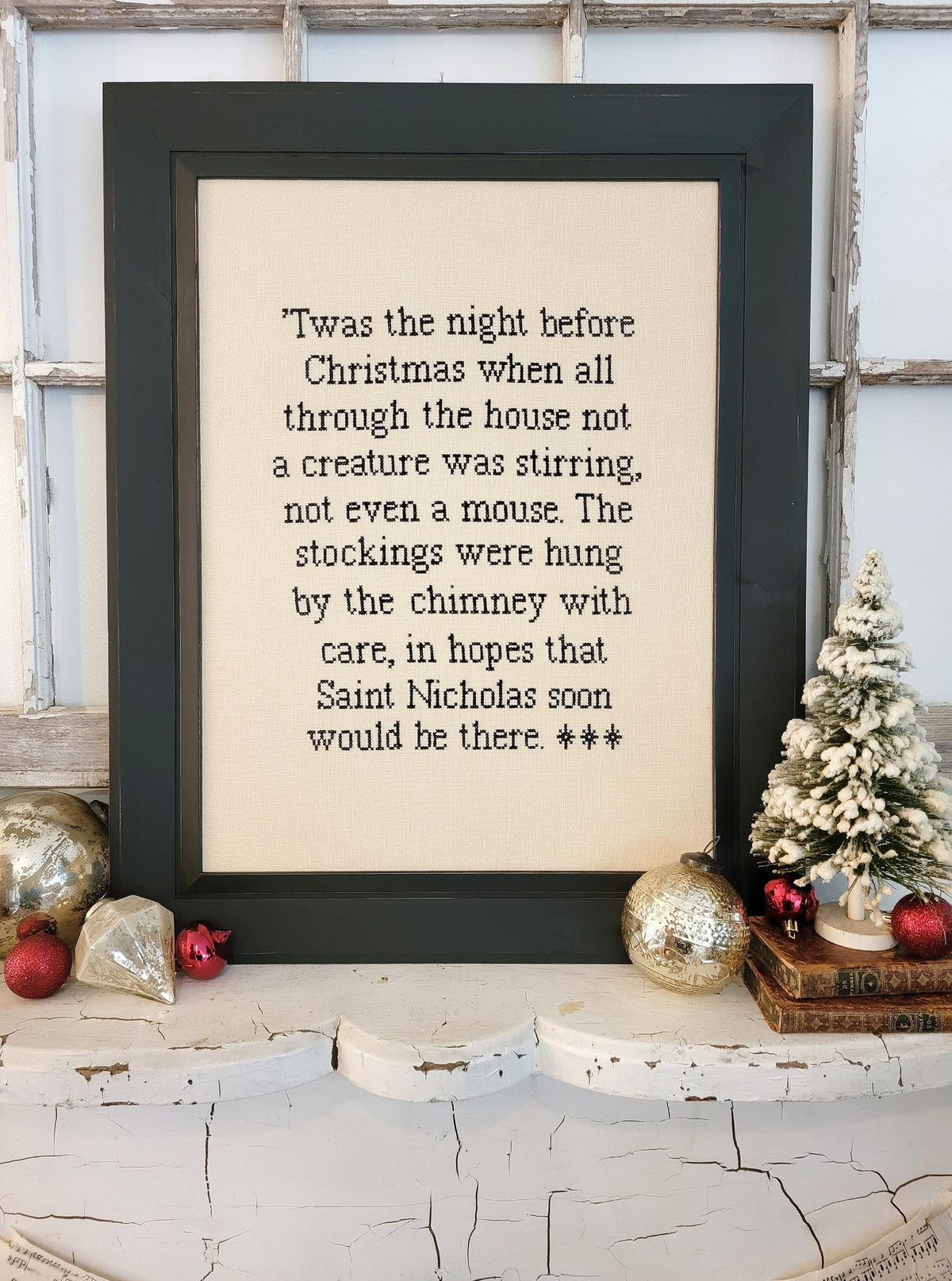 The Night Before Christmas - Hello from Liz Mathews - Cross Stitch Pattern, Needlecraft Patterns, The Crafty Grimalkin - A Cross Stitch Store