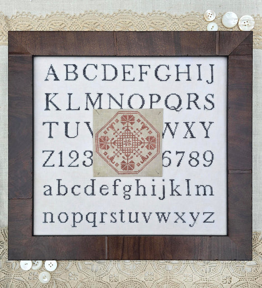 PREORDER Quaker Medallion - Hello From Liz Mathews - Cross Stitch Pattern, Needlecraft Patterns, The Crafty Grimalkin - A Cross Stitch Store