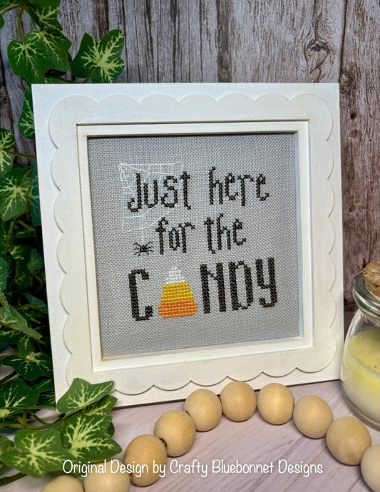 PREORDER Here for the Candy - Crafty Bluebonnet Designs - Cross Stitch Pattern