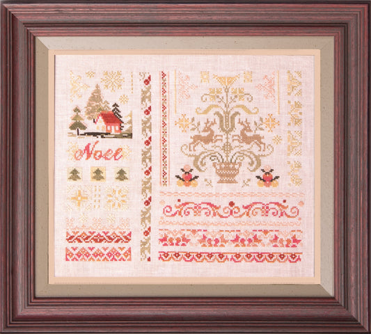 Noel Band Sampler - Samplers and Primitives - Cross Stitch Pattern