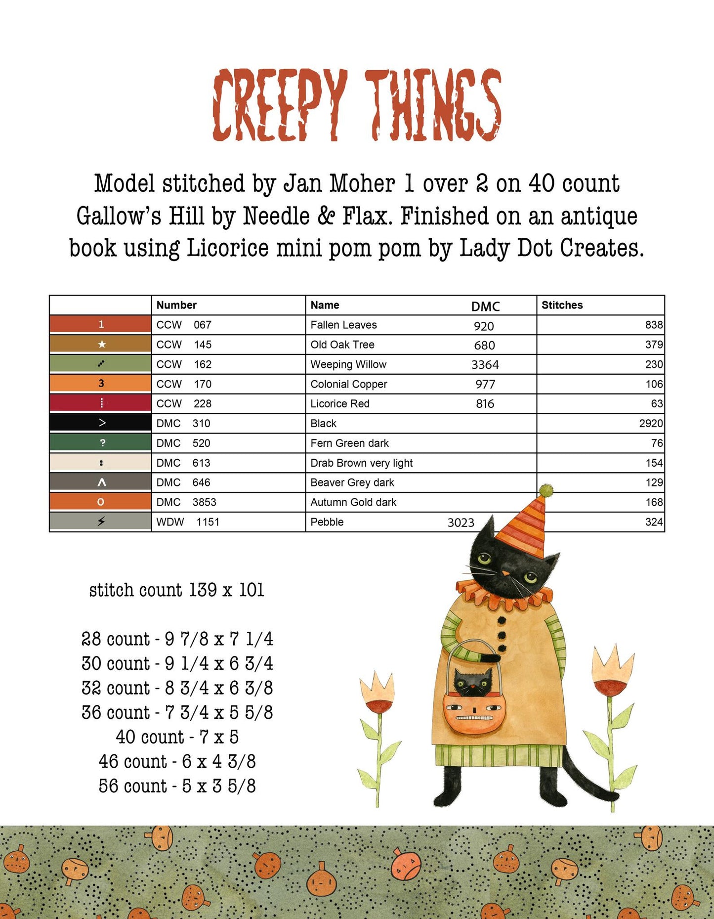 Hello Midnight Book - Teresa Kogut - Cross Stitch Pattern