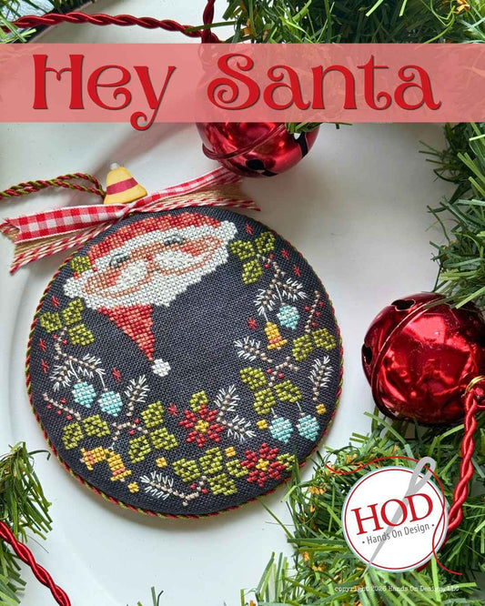 PREORDER Hey Santa - Hands on Design - Cross Stitch Pattern