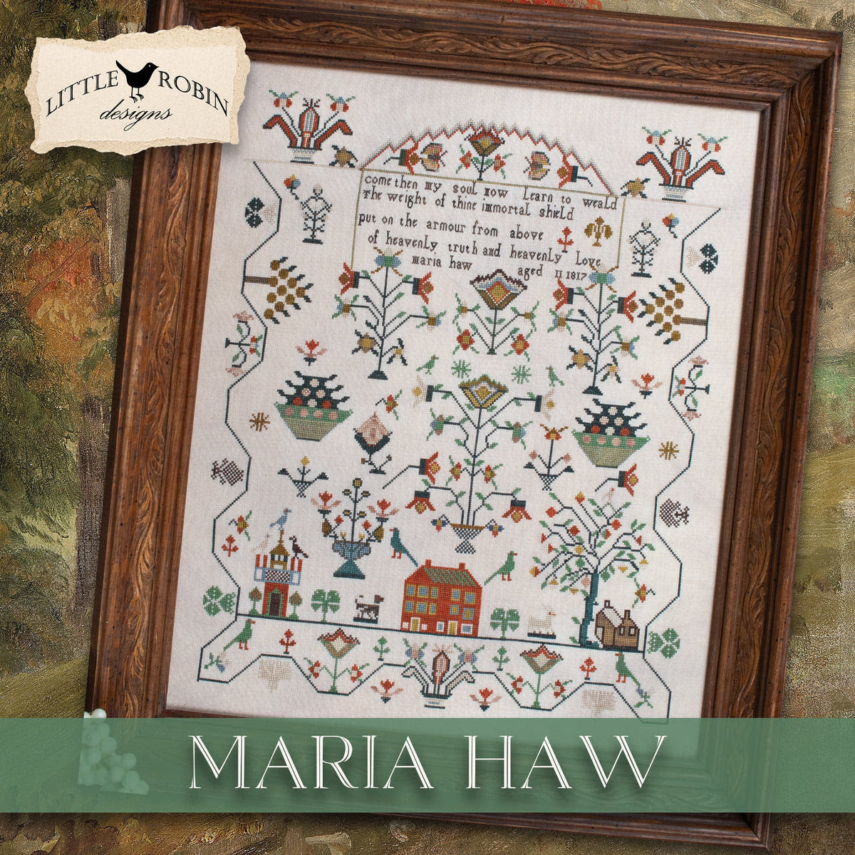 PREORDER Maria Haw - Little Robin Designs - Cross Stitch Pattern