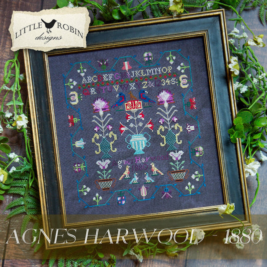 Agnes Harwood - 1880 - Little Robin Designs - Cross Stitch Pattern