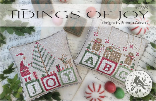 PREORDER Tidings of Joy - With Thy Needle and Thread - Cross Stitch Pattern