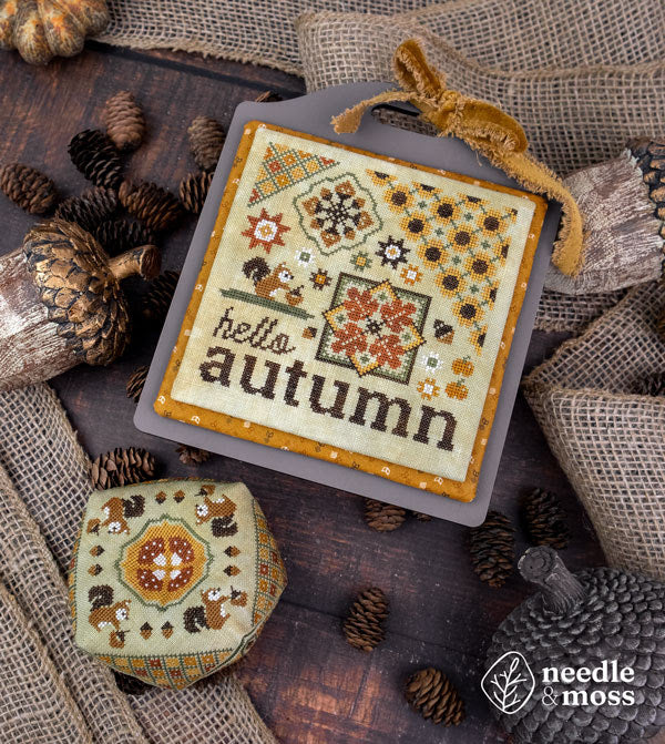 Oh, Nuts. - Needle and Moss - Cross Stitch Pattern, Needlecraft Patterns, The Crafty Grimalkin - A Cross Stitch Store
