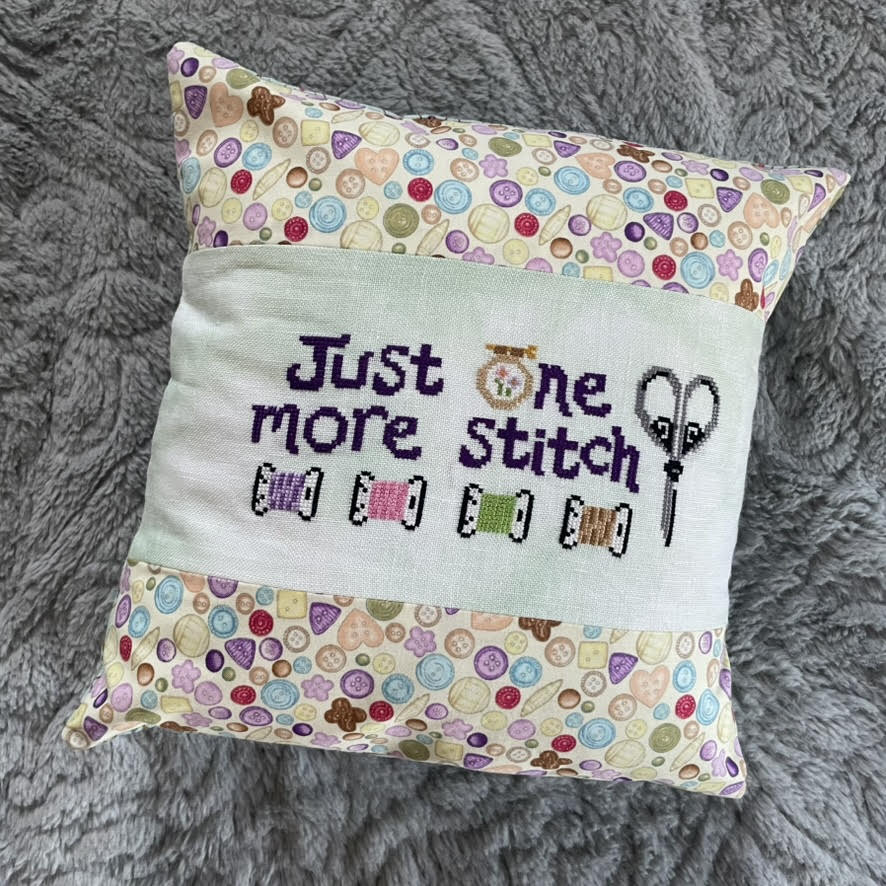Just One More Stitch - Mkissa Creations  - Cross Stitch Pattern