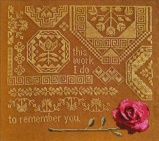 To Remember You - Artsy Housewife - Cross Stitch Pattern, Needlecraft Patterns, The Crafty Grimalkin - A Cross Stitch Store