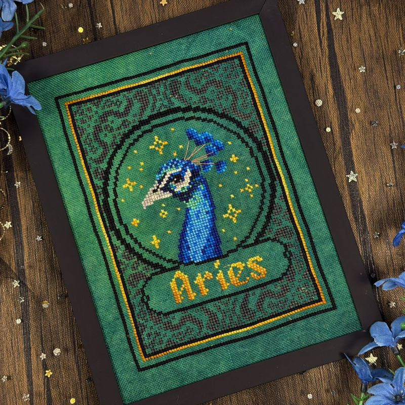 PREORDER Zodiac Aries - Stitch Crypt - Cross Stitch Pattern