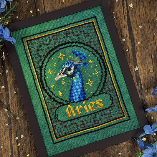 PREORDER Zodiac Aries - Stitch Crypt - Cross Stitch Pattern