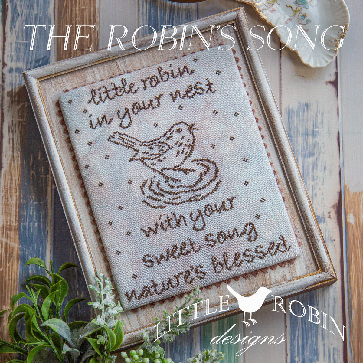 PREORDER The Robin's Song - Little Robin Designs - Cross Stitch Pattern, Needlecraft Patterns, The Crafty Grimalkin - A Cross Stitch Store