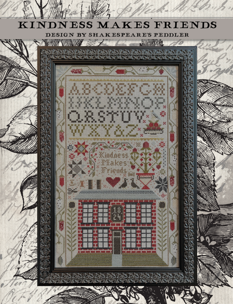 PREORDER Kindness Makes Friends  - Shakespeare's Peddler - Cross Stitch Pattern, Needlecraft Patterns, Needlecraft Patterns, The Crafty Grimalkin - A Cross Stitch Store