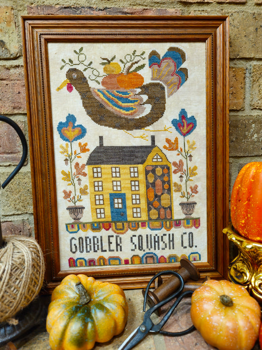 PREORDER Gobbler Squash Co. - Quaintrose Needlearts - Cross Stitch Pattern