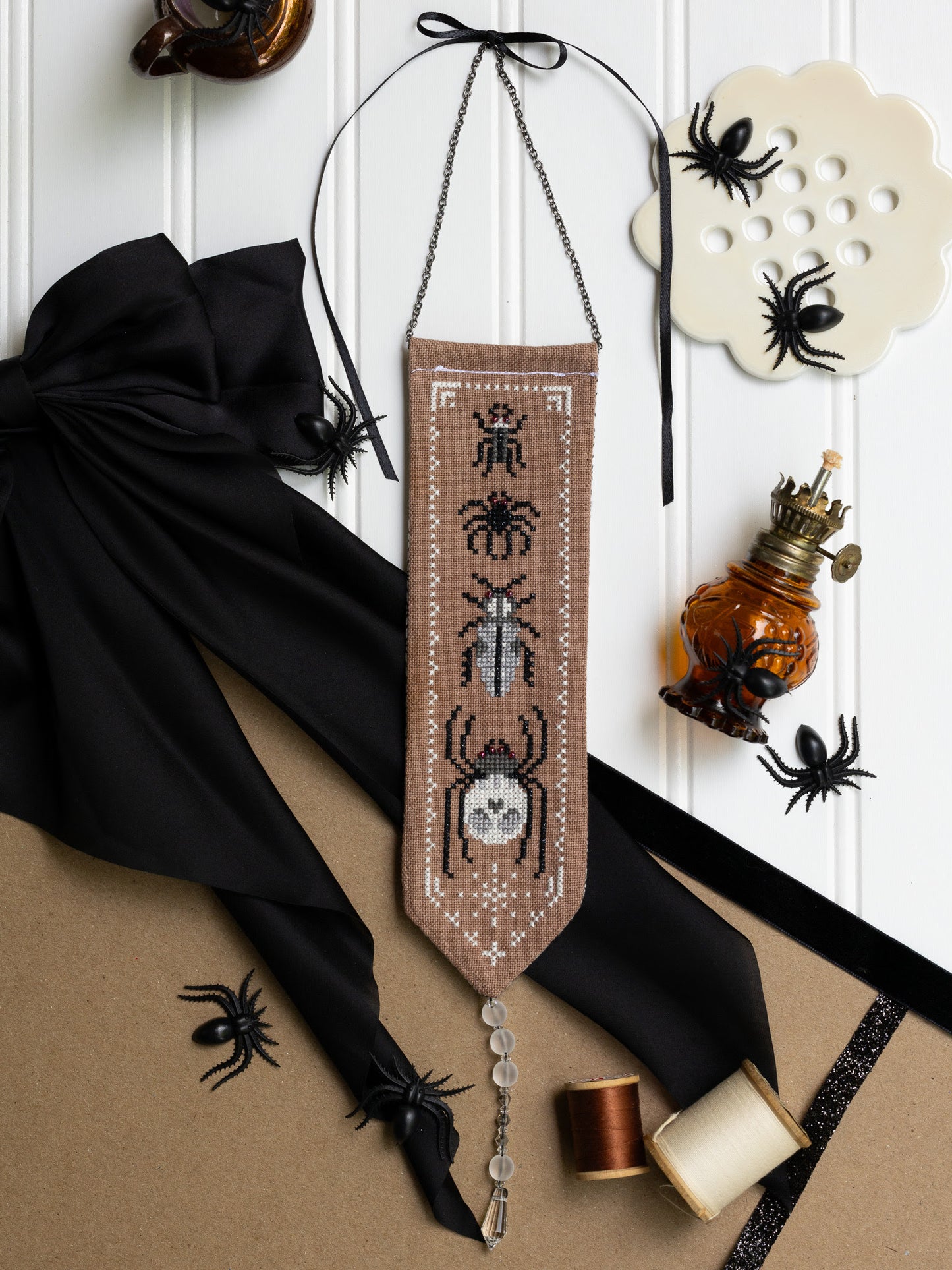 PREORDER Bug Me! - Sprouting Lupine - Cross Stitch Pattern