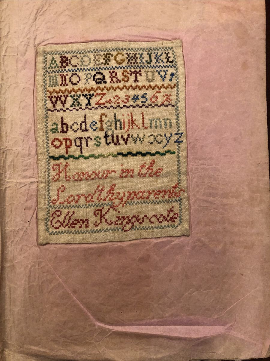 PREORDER Ellen Kingscote's English Sewing Book - Cross Stitch Antiques - Cross Stitch Pattern