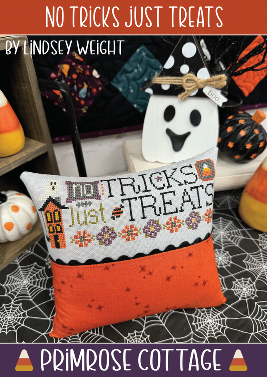 No Tricks Just Treats - Primrose Cottage - Cross Stitch Pattern