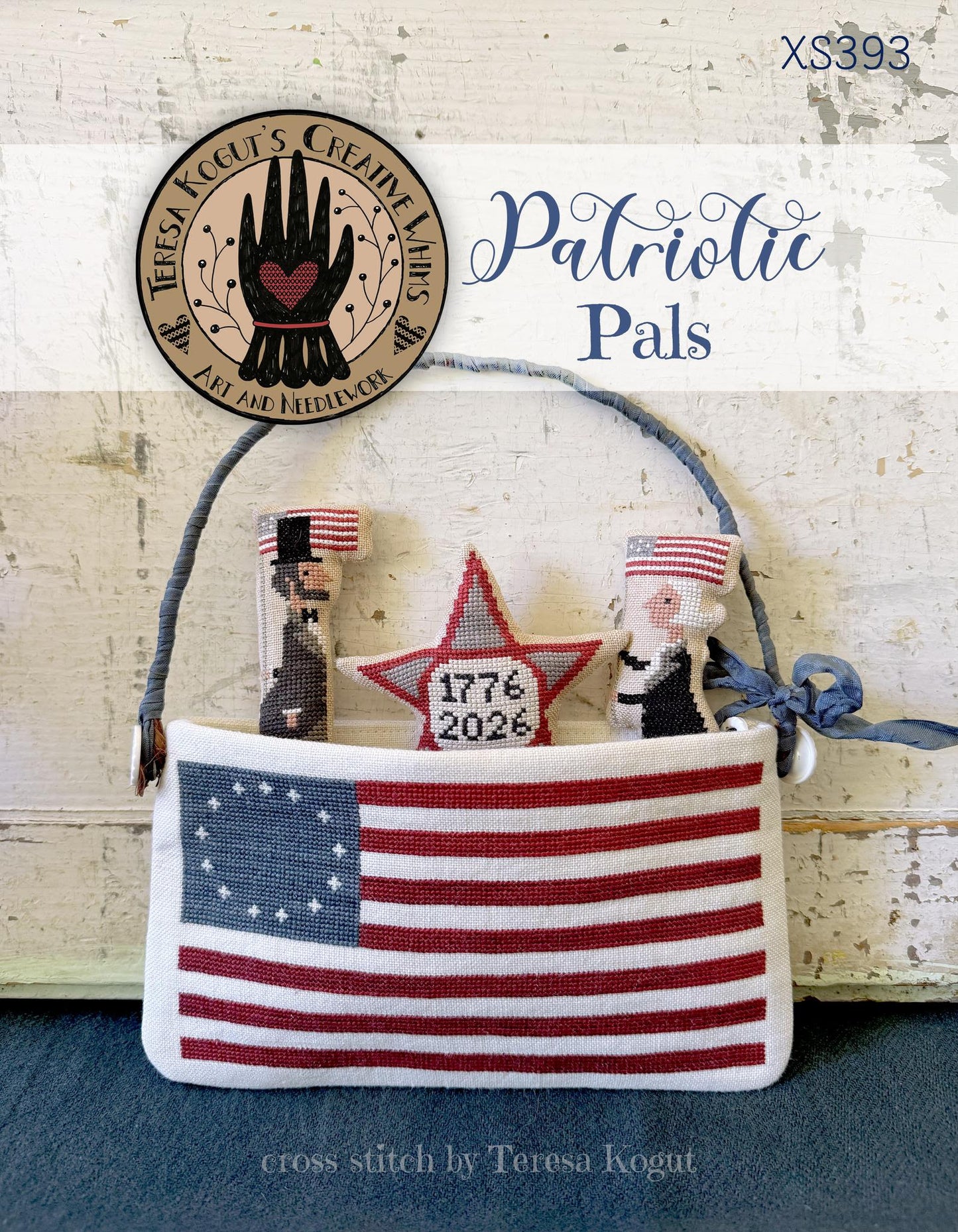 PREORDER Patriotic Pals - Teresa Kogut - Cross Stitch Pattern