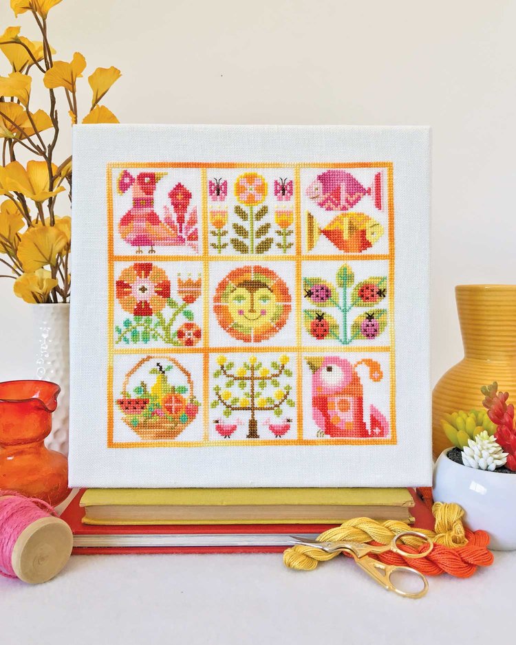 Verano - Satsuma Street - Cross Stitch Pattern, Needlecraft Patterns, The Crafty Grimalkin - A Cross Stitch Store