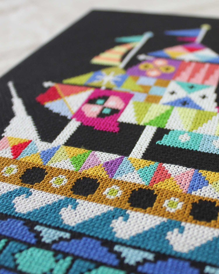 Voyage - Satsuma Street - Cross Stitch Pattern, Needlecraft Patterns, The Crafty Grimalkin - A Cross Stitch Store