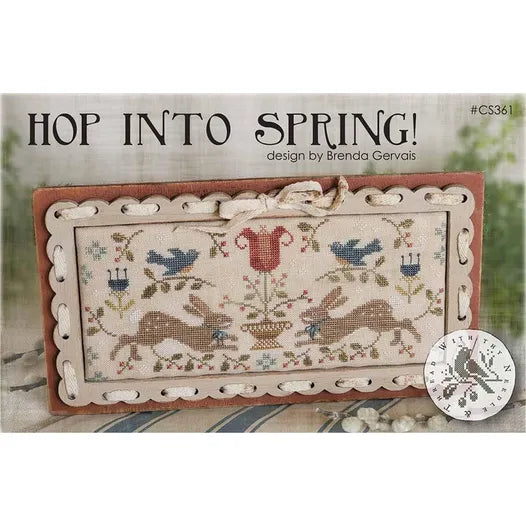 Hop into Spring - With Thy Needle and Thread - Cross Stitch Pattern, Needlecraft Patterns, The Crafty Grimalkin - A Cross Stitch Store