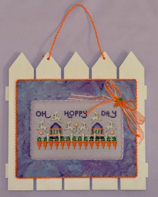 Oh Hoppy Day Spring Series - Frony Ritter Designs - Cross Stitch Pattern, Needlecraft Patterns, The Crafty Grimalkin - A Cross Stitch Store