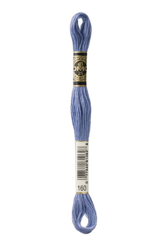 DMC 160 - Petrol Blue - Medium - DMC 6 Strand Embroidery Thread, Thread & Floss, Thread & Floss, The Crafty Grimalkin - A Cross Stitch Store