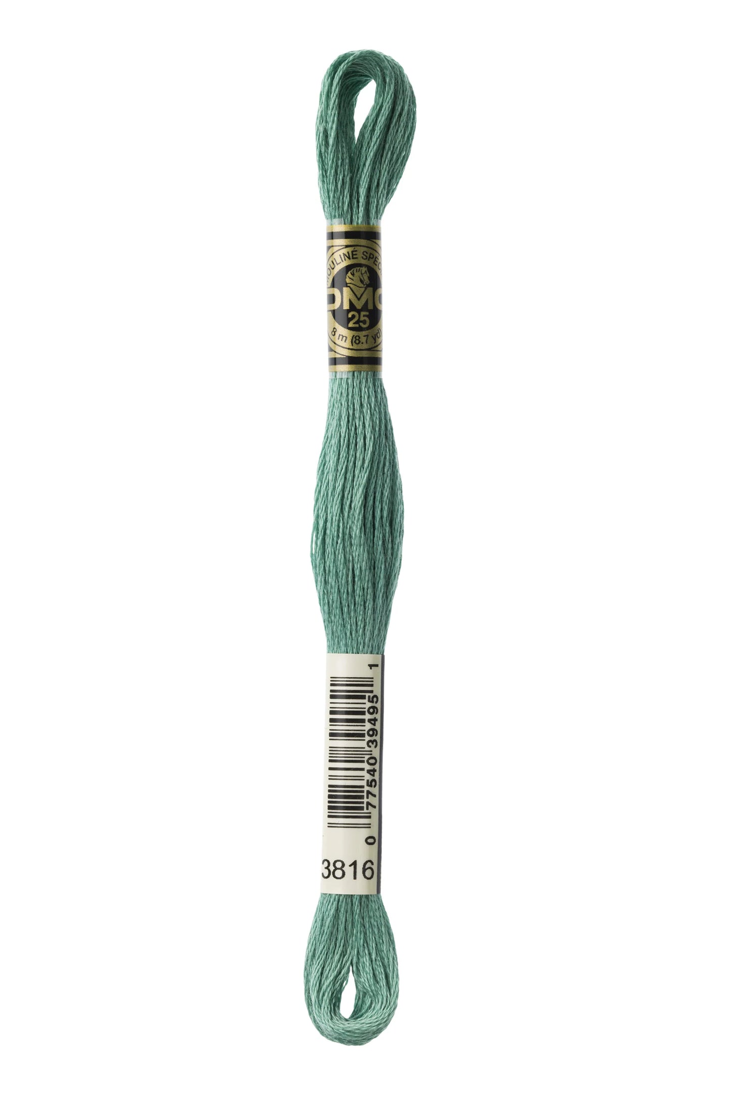 DMC 3816 - Celadon Green - DMC 6 Strand Embroidery Thread, Thread & Floss, Thread & Floss, The Crafty Grimalkin - A Cross Stitch Store