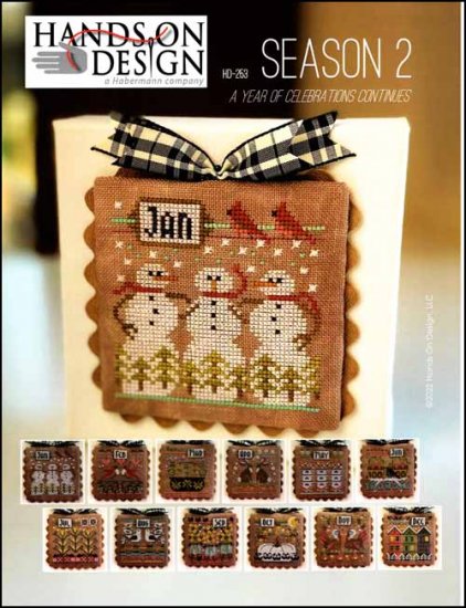 Season 2 The Year of Celebrations Continued - Hands on Design - Cross Stitch