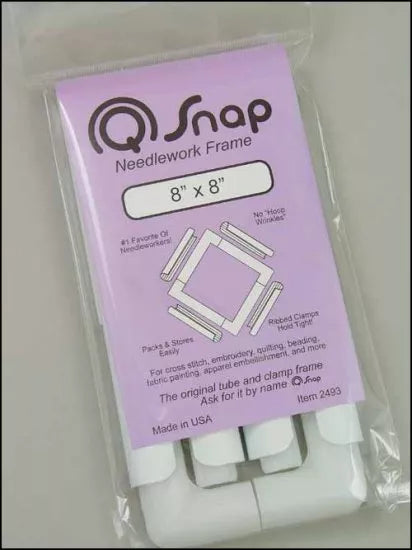Q-Snaps 8"x 8"  Cross Stitch Frame, Frames, Hoops & Stretchers, Frames, Hoops & Stretchers, The Crafty Grimalkin - A Cross Stitch Store