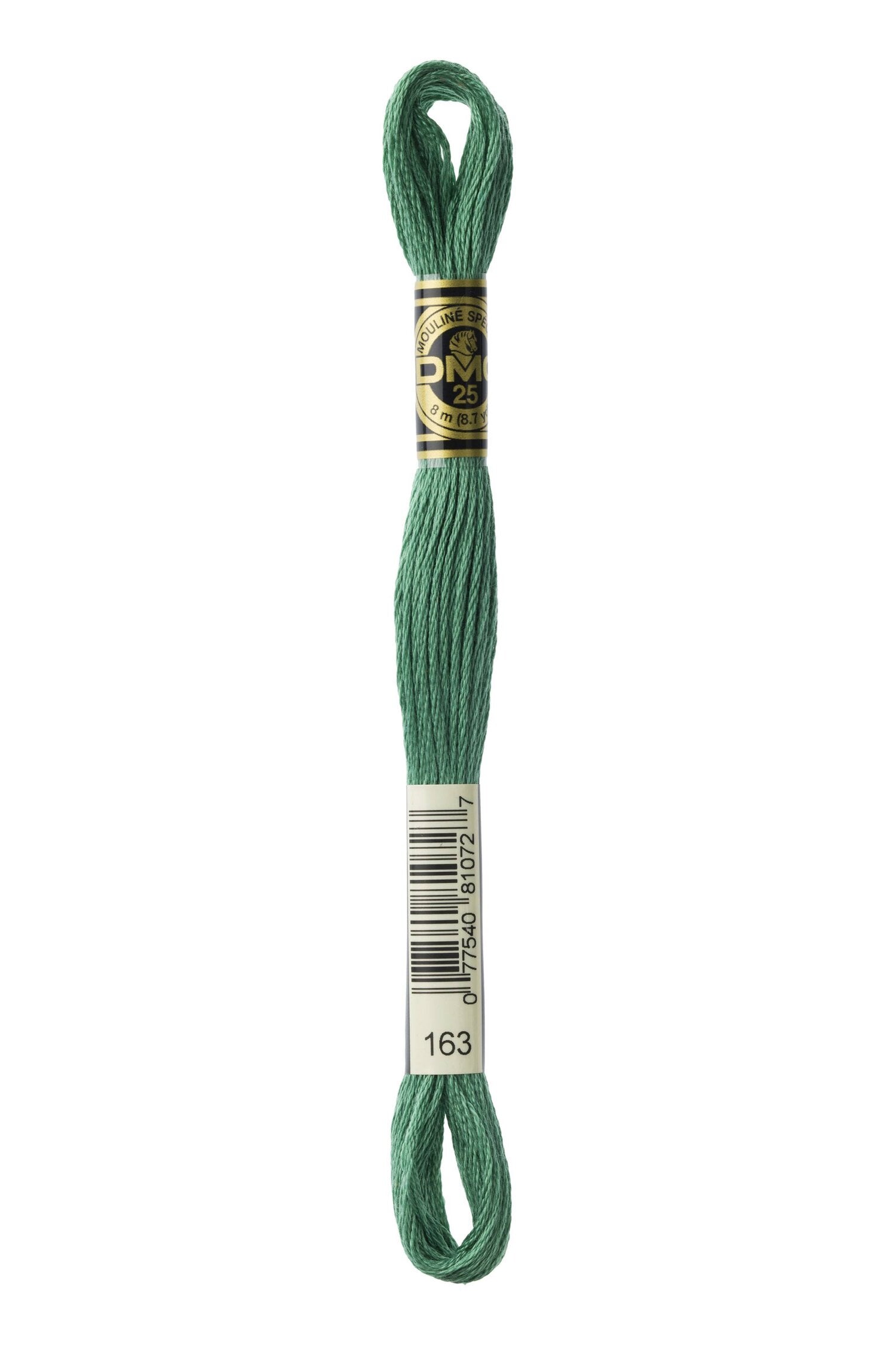 DMC 163 - Green - DMC 6 Strand Embroidery Thread, Thread & Floss, Thread & Floss, The Crafty Grimalkin - A Cross Stitch Store