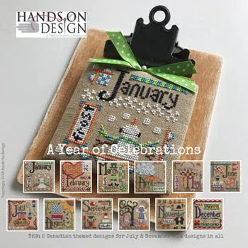 Year of Celebrations - Hands on Design - Cross Stitch, Needlecraft Patterns, Needlecraft Patterns, The Crafty Grimalkin - A Cross Stitch Store