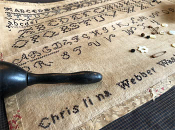Christina Webber's Marking Sampler - Shakespeare's Peddler - Cross Stitch Pattern, Needlecraft Patterns, Needlecraft Patterns, The Crafty Grimalkin - A Cross Stitch Store