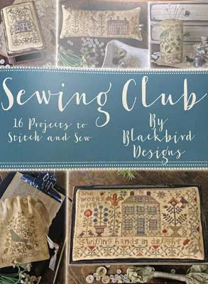 Sewing Club - Blackbird Designs - Cross Stitch Pattern Book, The Crafty Grimalkin - A Cross Stitch Store