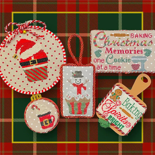 Baking Spirits Bright Pattern Book - Barefoot Needleart - Cross Stitch Pattern, The Crafty Grimalkin - A Cross Stitch Store