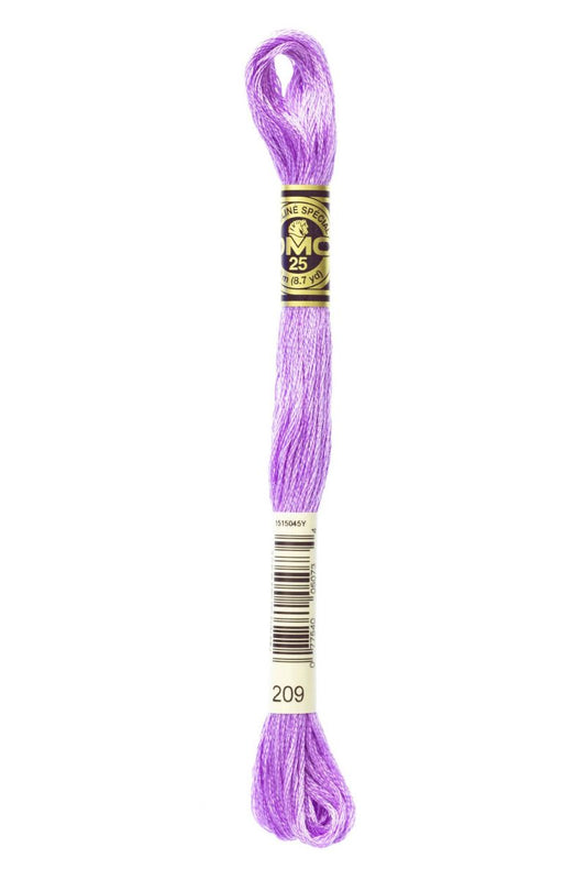 DMC 209 - Lavender - Dark - DMC 6 Strand Embroidery Thread, Thread & Floss, Thread & Floss, The Crafty Grimalkin - A Cross Stitch Store