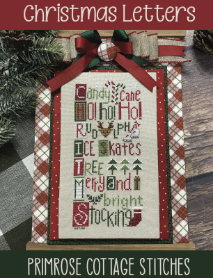 Christmas Letters - Primrose Cottage Stitches - Cross Stitch Patterns, Needlecraft Patterns, Needlecraft Patterns, The Crafty Grimalkin - A Cross Stitch Store