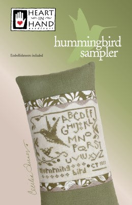 Hummingbird Sampler - Heart In Hand Needleart, Needlecraft Patterns, Needlecraft Patterns, The Crafty Grimalkin - A Cross Stitch Store