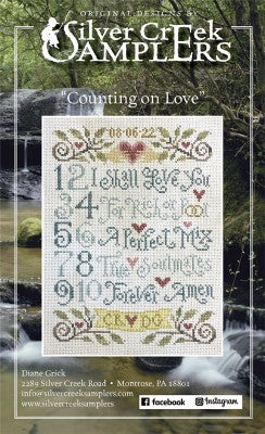 Counting on Love - Silver Creek Samplers - Cross Stitch Pattern, Needlecraft Patterns, Needlecraft Patterns, The Crafty Grimalkin - A Cross Stitch Store