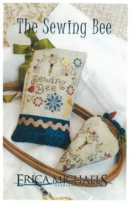Sewing Bee - Erica Michaels - Cross Stitch Pattern, Needlecraft Patterns, Needlecraft Patterns, The Crafty Grimalkin - A Cross Stitch Store