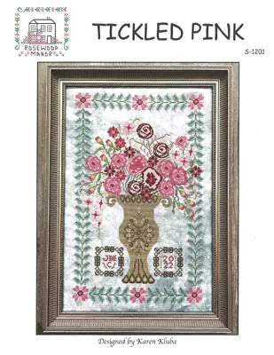 Tickled Pink - Rosewood Manor Designs - Cross Stitch Pattern, Needlecraft Patterns, Needlecraft Patterns, The Crafty Grimalkin - A Cross Stitch Store