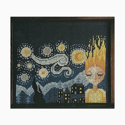 Dreaming of Van Gogh - Barbara Ana Designs - Cross Stitch Pattern, Needlecraft Patterns, Needlecraft Patterns, The Crafty Grimalkin - A Cross Stitch Store