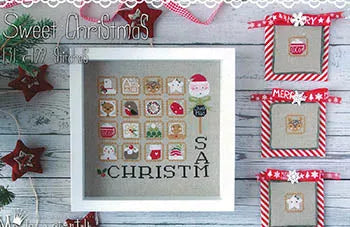 Sweet Christmas -  Madame Chantilly - Cross Stitch Pattern, Needlecraft Patterns, Needlecraft Patterns, The Crafty Grimalkin - A Cross Stitch Store