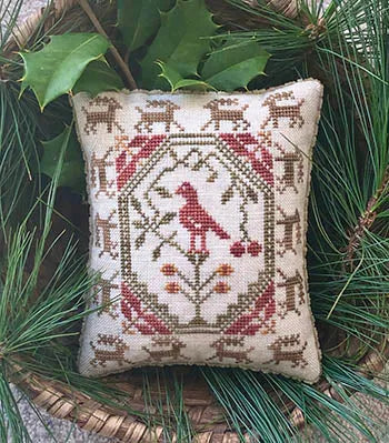 Christmas Pin Pillows - Kathy Barrick - Cross Stitch Design, Needlecraft Patterns, Needlecraft Patterns, The Crafty Grimalkin - A Cross Stitch Store