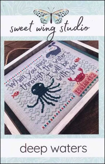 Deep Waters - Sweet Wing Studio - Cross Stitch Pattern, Needlecraft Patterns, Needlecraft Patterns, The Crafty Grimalkin - A Cross Stitch Store