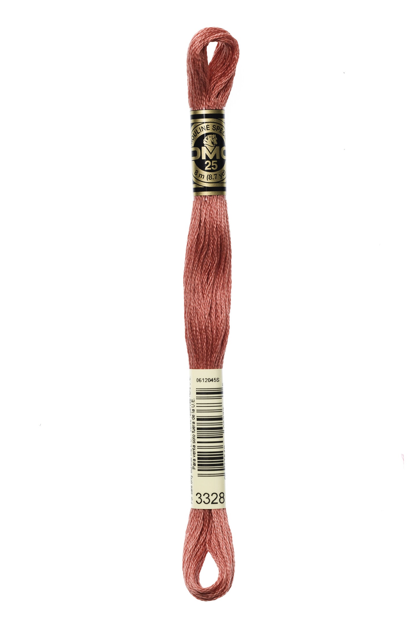 DMC 3328 - Salmon - Dark - DMC 6 Strand Embroidery Thread, Thread & Floss, Thread & Floss, The Crafty Grimalkin - A Cross Stitch Store