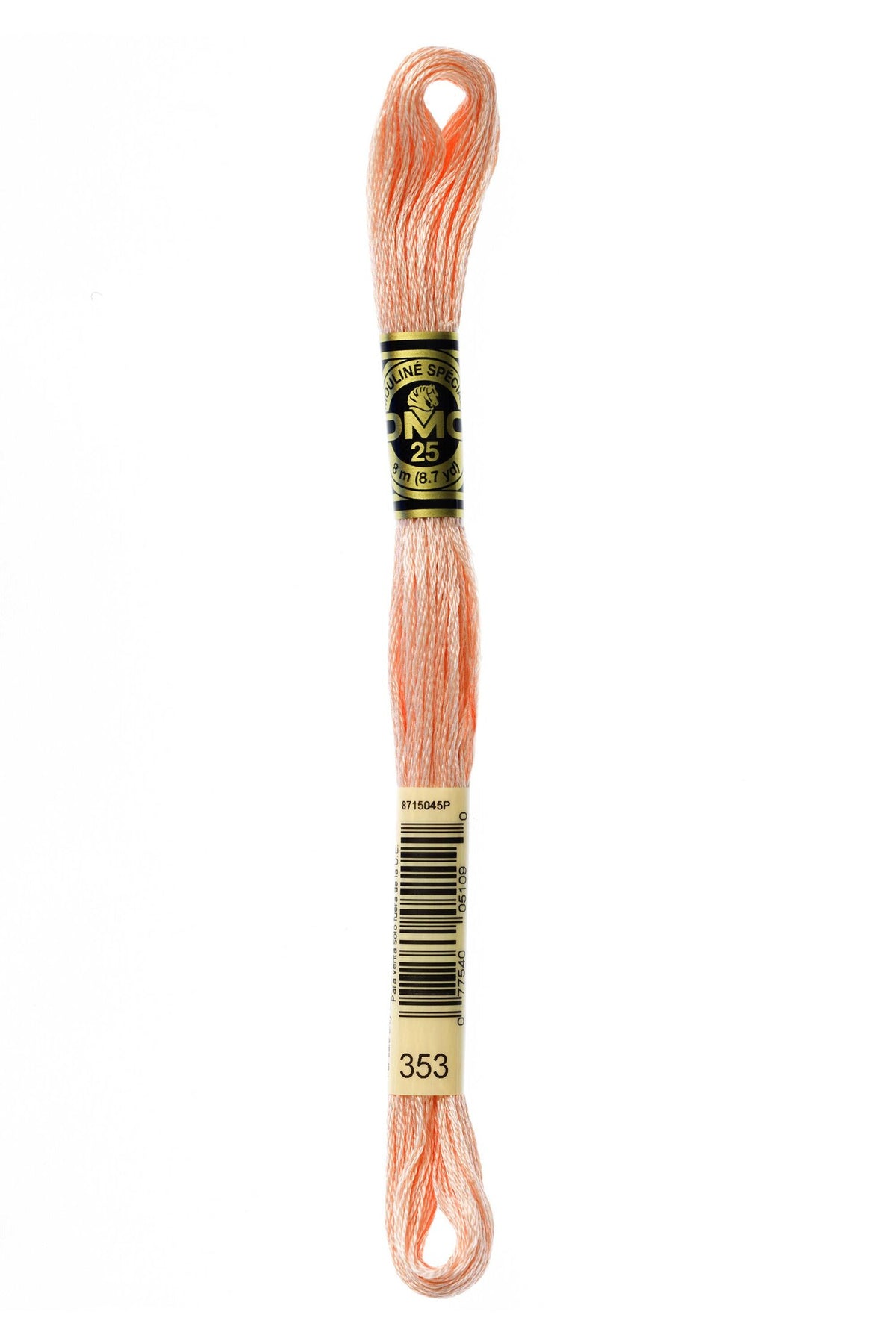 Dmc Thread 35 DMC 353 - 6 Strand Embroidery Thread | The Crafty Grimalkin - A Cross ...