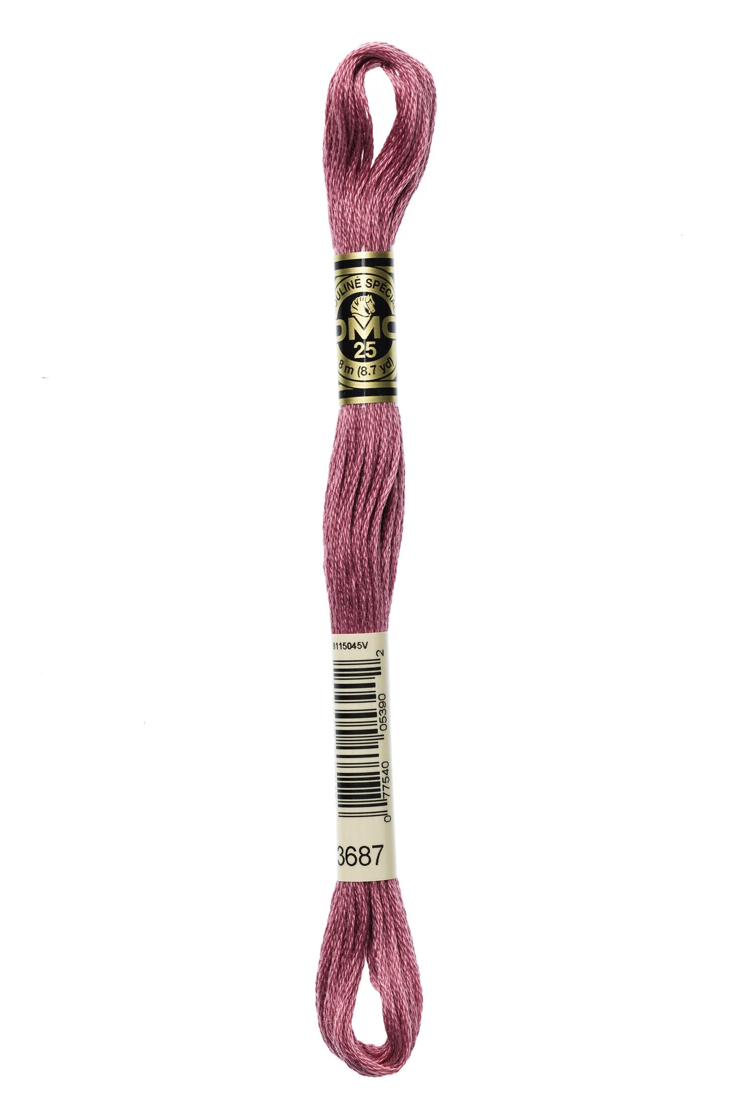 DMC 3687 - Mauve - DMC 6 Strand Embroidery Thread, Thread & Floss, Thread & Floss, The Crafty Grimalkin - A Cross Stitch Store